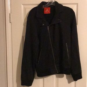 Asymmetrical zipper sweatshirt